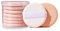 Puderquaste Runde, 7 Stück Make-up Puffs Puder Pads Luftkissen Schwamm Gründung mit Riemen, waschbare Puderquasten mit großem Gesicht für losen Puder, Kosmetik weich Sponge Powder Puffs