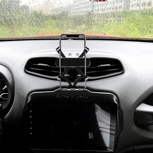 GXQKHFA Adatto per jeep renegade accessori interni supporto per telefono Staffa di navigazione console centrale 2016 2017 2018 2019 2020 2021 2022 2023 2024 (FOR 2015-2024 renegade)