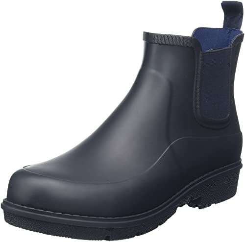 Fitflop Women's WONDERWELLY Chelsea Boots Ankle, Midnight Navy, 4 UK