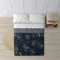 Belum Bettwäsche-Set mit Kissen und Spannbettlaken, 100% Baumwolle, Modell HPotter Gold für 180-cm-Betten, leicht, weich und bequem, offizielles Lizenzprodukt