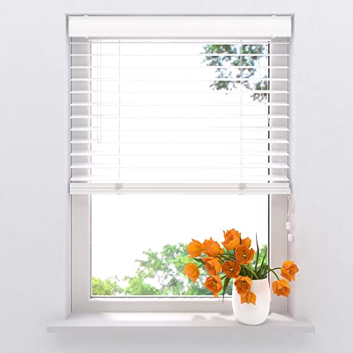 Kunststoff Jalousie Easy - 50 mm - Weiß - 180 x 240