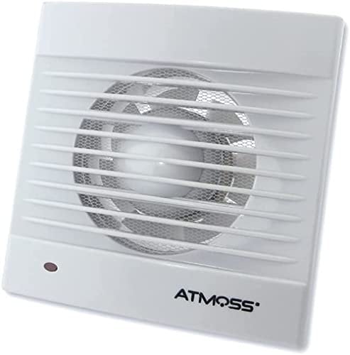 Ventilazione estrazione | Ventilatore estrattore da bagno 15 W aria | Ultra silenzioso (36 db) | Basso consumo (15 W) | valvola anti zanzariera integrata | CAUDAL: 180 M3/H | Extra piatta |