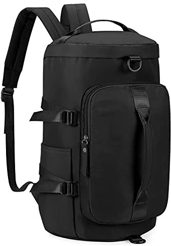 HAWEE Unisex Sporttasche mit Rucksackfunktion Reisetasche mit Schuhfach Groß Reiserucksack Wasserdicht Leichter Rucksack Damen & Herren für Reisen Sport Fitness Training Camping