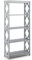 CASART Modern Bookshelf, 4-Tier Wooden Display Bookcase Ladder Shelf, Home Office Freestanding Storage Shelving Unit for Study Living Room (Gray)