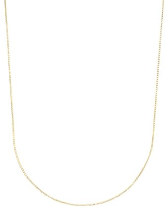 Amor Collier Unisex Damen Herren Halsschmuck, 35+3 cm, Gold, Kommt in Schmuck Geschenk Box, 2014558