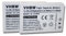 vhbw 2x Battery Replacement for Sanyo DB-L40 Camera Battery, Camera Accessories, for Videocamera (600mAh, 3.7V, Li-Ion)