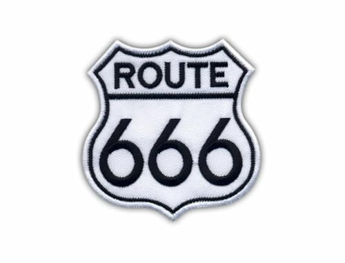 Route 666 - Aufnäher - Bestickter Aufnäher / Abzeichen / Emblem