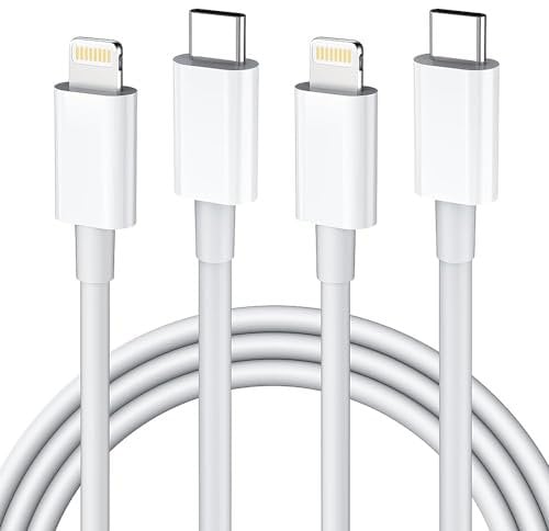 ANSEIP USB C auf Lightning Kabel 1M 2Pack, MFi-zertifiziertes iPhone Ladekabel für iPhone 14/13/12/11/X/XS/XR/8 Plus, Schnellladekabel für Typ-C Ladegeräte