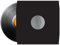 Vision Media® 12'' Vinyl Black Polylined Inner Sleeves - Premium Quality PolyLiners - Record Inners - Vinyl Sleeves x 10pcs …