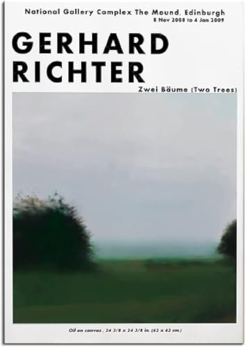 Gerhard Richter Plakat Ausstellung Wandkunst Gerhard Richter Drucke Gerhard Richter Leinwandbild für Zuhause Wanddekoration Bild 40x60cmx1 Kein Rahmen