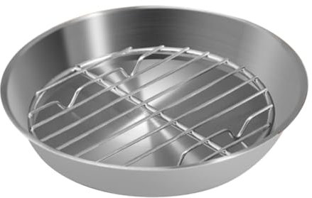 MERRYHAPY Bandejas Para Hornear Escurridor Inoxidable Bandeja Para Servir Comida Grill Plancha