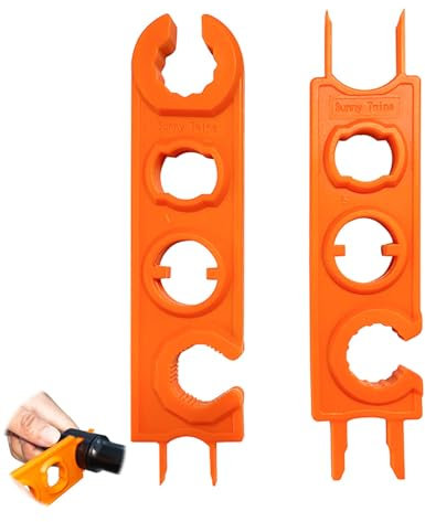 Idota 2 Stück Solarpanel Steckverbinderschlüssel Photovoltaik Solar-Schraubenschlüssel Solar Werkzeug für Solarpanel-Kabel Schnellspanner Männlich/Weiblich