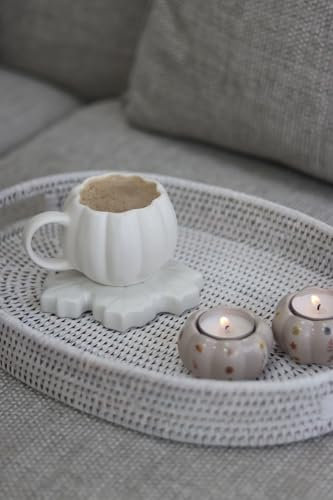 Pretty Little Home Mini Pumpkin Mug - Matt White