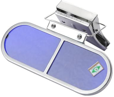 Stahlspiegelbrille, Schweißer-Augenschutzbrille, Stahlherstellungs-Schutzbrille für Stahlwerke, Gießereien(Clip-Halterung)