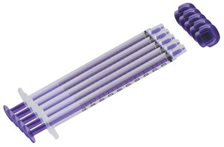 Set of 5 Colostrum Syringes with Cap (1 ml) | for Collecting Colostrum | Collection of Breast Milk - Recommended by Our Midwife