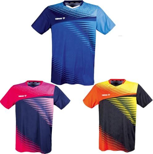 Tibhar Shirt Azur/Tischtennis Trikot (Orange, L)