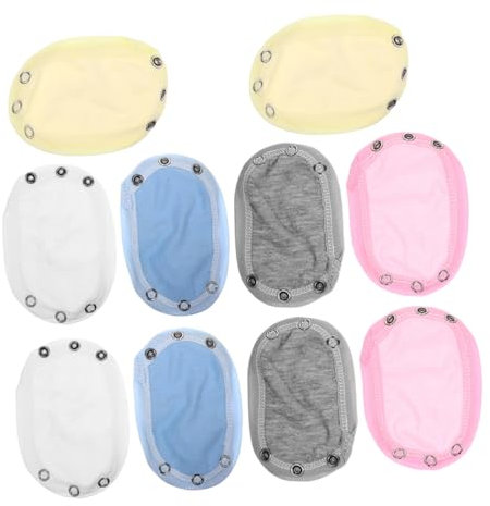 TOBBOMEY 10st -hoodie-erweiterungen -body Neutrale Babyartikel Zeit Für Den Babybauch Neugeborene Windeln Zeug Trimmer Unterhemden Babytrage Töpfchen Trainingssitz Baumwolle