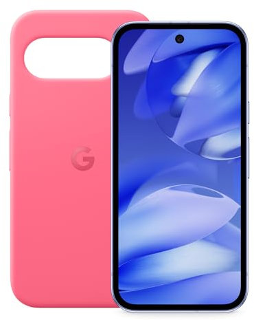 Google Pixel 9a – Smartphone Android Libre con cámara con IA, batería para Todo el día y potentes Funciones de Seguridad – Lila, 128GB + Funda de Pixel 9a – Rosa peonía