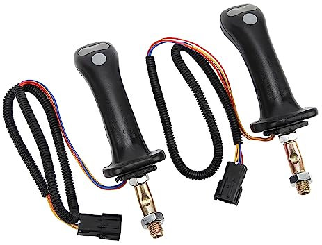 ANGGREK 3 Button Bagger Joystick -Griffe für Doosan, Ergonomisches Design Perfekter Anpassung für Doosan DH DX150 215 225 300 370 9C Schwarze Farbe 6 Pin 3 Knöpfe