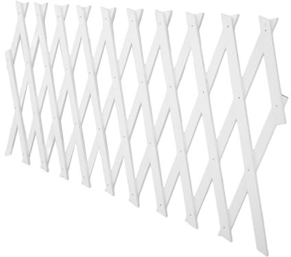 BESPORTBLE Clôture en Extensible pour Plantes Grimpantes Treillis Mural Adaptable pour Intérieur et Extérieur Panneau de Jardin en Treillis Pratique Gain de Place Design Élégant
