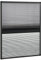Moustiquaire Enroulable pour Fenêtre de Toit, Moustiquaire plissée pour fenêtre Aluminium 80x100 cm et auvent