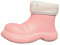 LOIJMK Stivali di gomma da donna foderati, impermeabili, stivali da pioggia invernali, stivaletti in gomma antiscivolo, scarpe da giardino, scarpe da lavoro, stivali in gomma, Colore: rosa., 36 EU