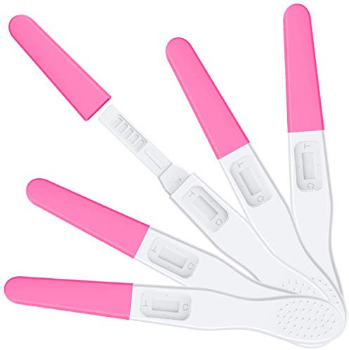 MOMMED Test de Grossesse, 5 X emballés individuellement HCG Test, sensibilité HCG de 25 mIU(25 Ng/L), Pregnancy Test, Détection rapide en 3 minutes
