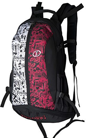 SPALDING CAGER GRAFFITI RED Basketball Backpack, 40-007GR
