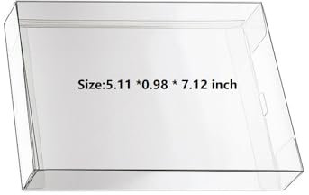 WICAREYO 10PCS Fall Hülse Kasten Spielpatrone CIB Schutz Kompatibel für NES