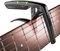 JOWOOM Grabtune Capo-accordeur pour guitare acoustique | Équipement 2 en 1 | Système d'accordage précis et précis | Écran LED coloré | Batterie rechargeable USB | Placage chromé (noir)