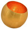G. WURM Windlicht Metall goldfarben | Deko Wohnzimmer modern | 15 x 15 x 15 cm (LxBxH)