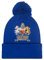 Fan Originals - Beanie-Bommelmütze in den Farben von Manchester United - Europapokal 1968 - Blau - Bommelmütze