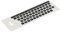 Lacerto® 12x12 mm - Autocollants français AZERTY - pour claviers PC et Ordinateur Portable - avec stratifié Mat résistant aux Rayures | French Keyboard Stickers | Couleur : Noir