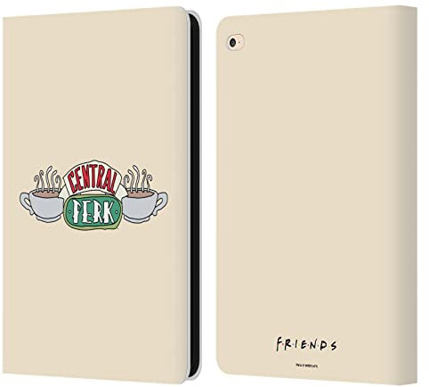 Head Case Designs Licenciado Oficialmente Friends TV Show Central Perk Icónico Carcasa de Cuero Tipo Libro Compatible con Apple iPad Air 2 (2014)