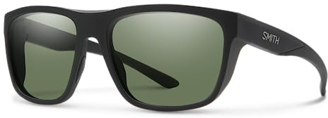 Smith Barra Sport & Performance Sonnenbrille, Mattschwarz, Chromapop-Glas, polarisiert, Grau/Grün