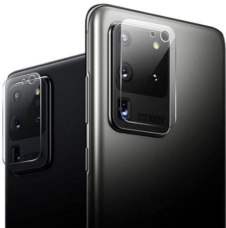 2x Kamera Schutz Panzerfolie Hartglas Linse 9H für Samsung Galaxy S20 / S21 Plus Ultra FE (für Samsung Galaxy S20 Ultra)