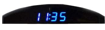 für Digitale Auto-Uhr 12 V LED Alarm Auto Elektronisches Auto Armaturenbrett Uhr 3 in 1 Voltmeter Thermometer Uhr