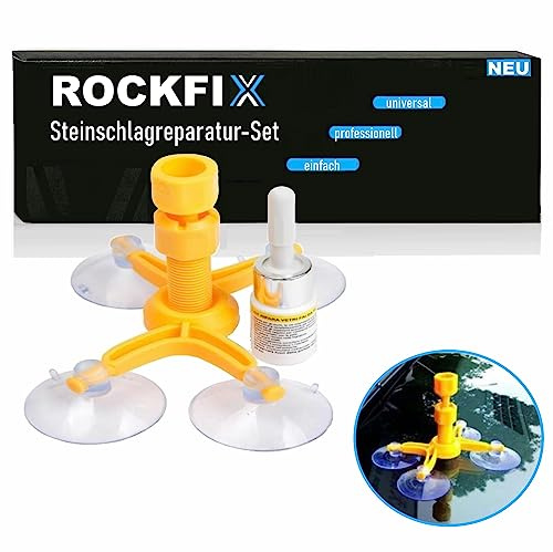MAVURA ROCKFIX Windschutzscheiben Reparatur Set Steinschlagreparatur Kit Steinschlag Reparatur Frontscheibe Repair