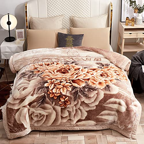 Superweiche Faux-Kuscheldecke 180x220 cm: Doppellagige Luxus-Decke aus Kunstfell, flauschig, warm und dick. Perfekter eleganter Überwurf für Sofa und Bett.