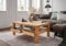 DEINE TANTE EMMA 2134 Couchtisch Bora Wohnzimmertisch mit 2 Schubladen Eiche massiv ca. 110 x 48 x 70 cm