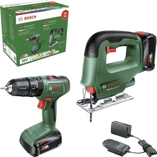 Bosch Home and Garden EasyImpact 18V-40 + EasySaw 18V-70 06039D810A - Kit de herramientas para dispositivos inalámbricos