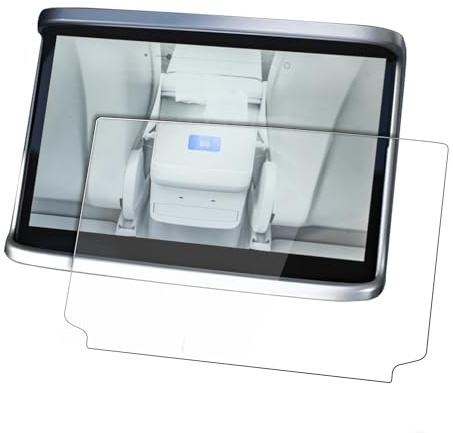 HATUFU Protection d'écran arrière pour Tesla Model X/S 2025 2024 2023 (9,4 pouces) en verre trempé écran tactile accessoires anti-rayures haute transparence résistant aux chocs
