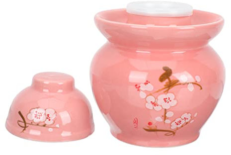 Cabilock Pot À Cornichons Traditionnel du Sichuan Design À Ouverture