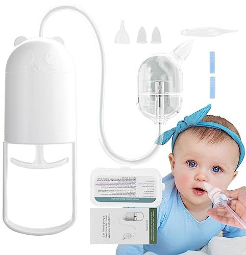Nasensauger Baby | Manueller Nasensekretsauger | Einfach Zu Verwenden | Für Babys Ab 0 Monaten