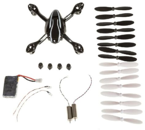 ibasenice Crash Pack Kit Ersatzteile Mit Karosserie Propellern Motoren Akku -lichtern Für Quadcopter