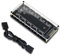HATMINI 5 V 3-poliger ARGB-LED-Hub, 10-Wege-5 V 3-poliger RGB-Splitter-Controller mit Acrylgehäuse und 3M-Kleber, zur Erweiterung der ARGB-Schnittstelle des Motherboards