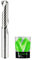 SHARPRO O Flute Upcut Spiral Router Bit 1/4 Inch Shank 1/4 Cutting Dia. 1 CL. 2-1/4OVL. Carbide Single Flute CNC Router Bit, Ideal for Aluminum, Plastic, Acrylic, Wood, MDF and PVC