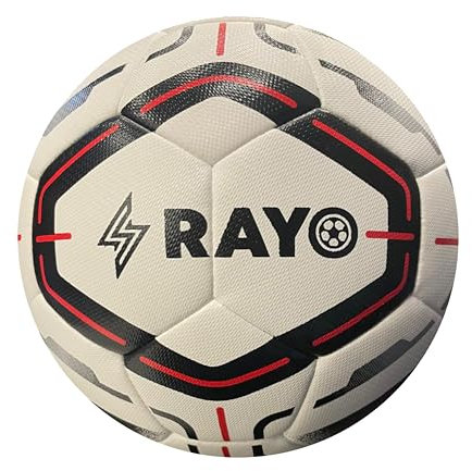 Rayo Mission Hybrid 32 Panel Match Football of Size 5 | FIFA Approved/Stamped | Material: PU | 1 mm Thickness Football for Professional Matches