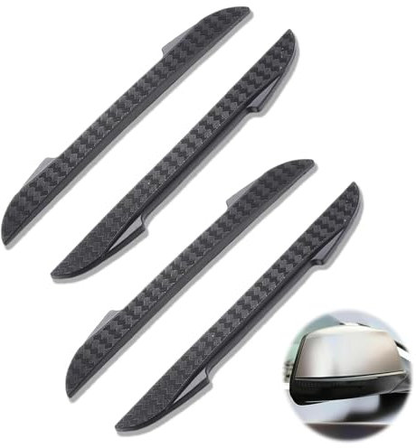 4 Pcs Door Edge Protector, Black Universal Car Door Protection Bumper for Protection against Scratches Anti Collision Strips for All Car and Truck Doors