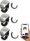 Elektronischer Fingerzähler | Gebetsringe Drahtloser Smart Ring | Fashion Rings Dhikr Counter, wiederaufladbarer Ringzähler, Clicker Counter wasserdicht für Männer und Frauen